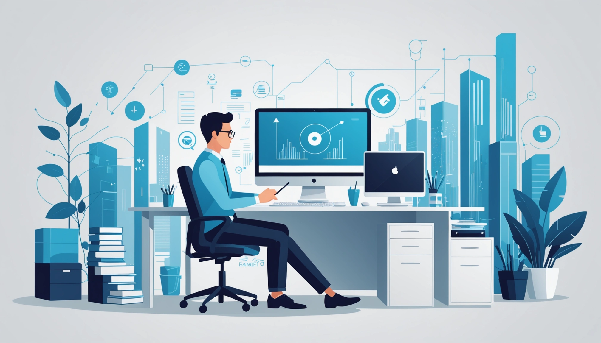 Where to Find Law Firms Contact Info, Digital art, technology concept, abstract, clean lines, minimalist, corporate blue and white, data visualization, glowing nodes, wordpress, php, html, css