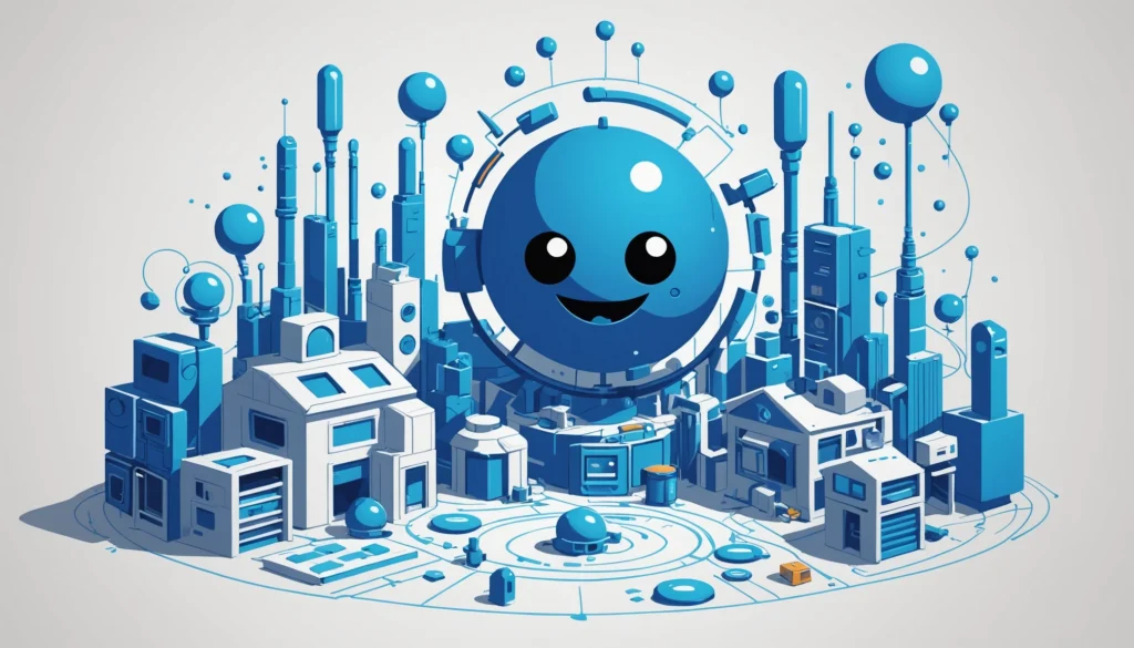 Where to Extract Leads from Plumbers, Digital art, technology concept, abstract, clean lines, minimalist, corporate blue and white, data visualization, glowing nodes, wordpress, php, html, css
