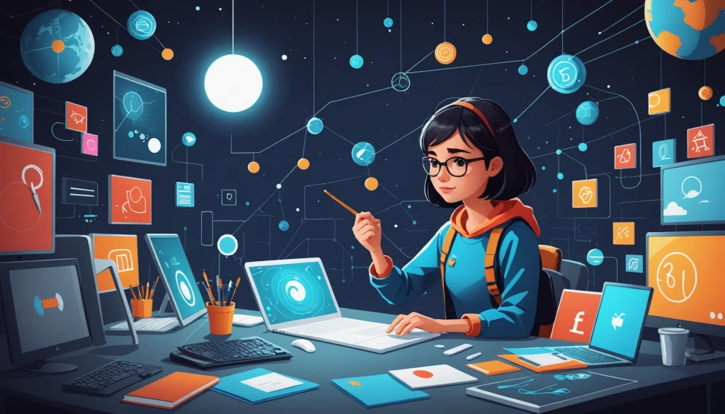 Where to Extract Leads from Manufacturers, Digital art, technology concept, abstract, clean lines, minimalist, corporate blue and white, data visualization, glowing nodes, wordpress, php, html, css