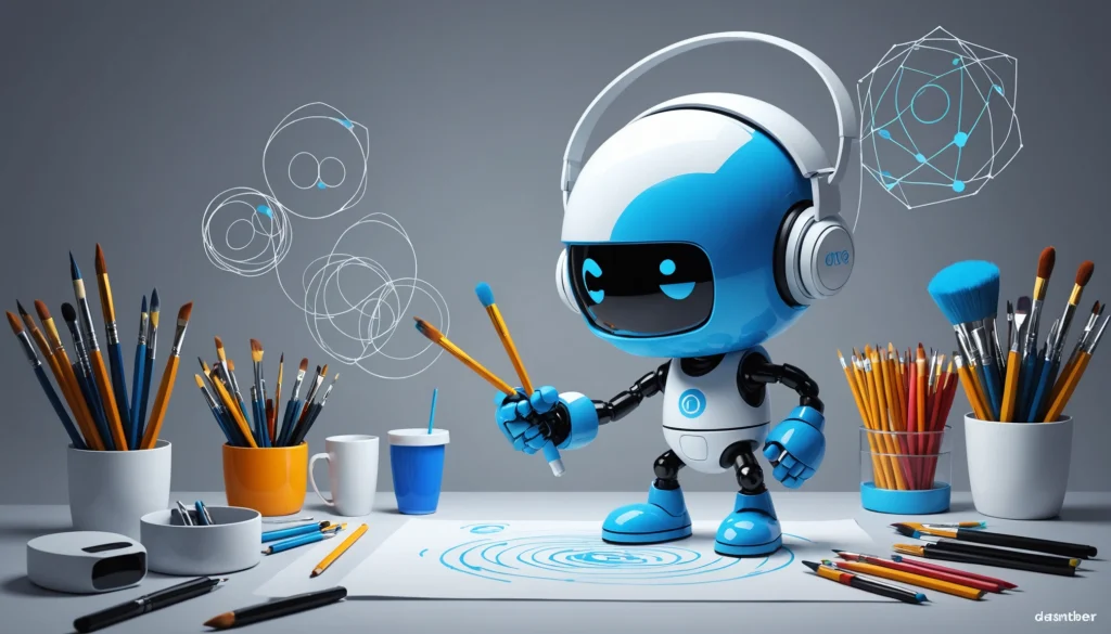 Advantages and Disadvantages of Automated Enrichment, Digital art, technology concept, abstract, clean lines, minimalist, corporate blue and white, data visualization, glowing nodes, wordpress, php, html, css