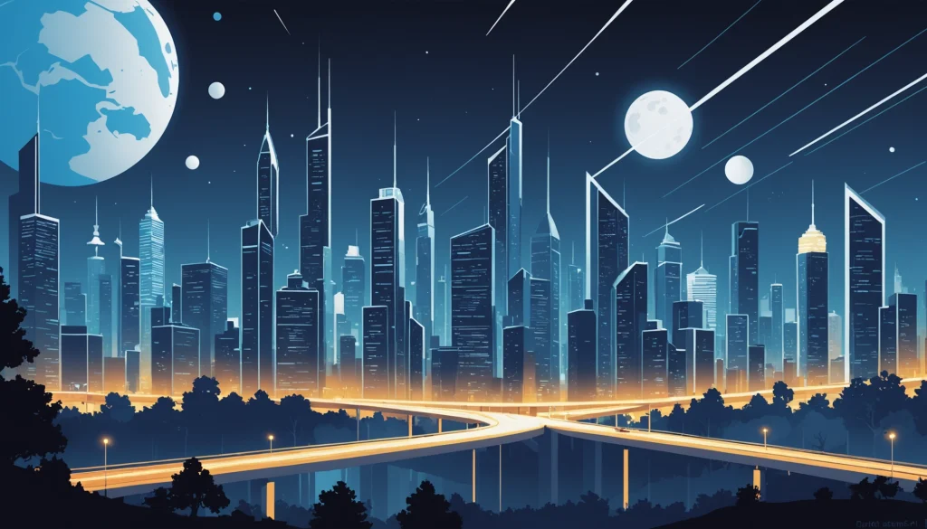 Where to Extract Leads from Municipalities, Digital art, technology concept, abstract, clean lines, minimalist, corporate blue and white, data visualization, glowing nodes, wordpress, php, html, css